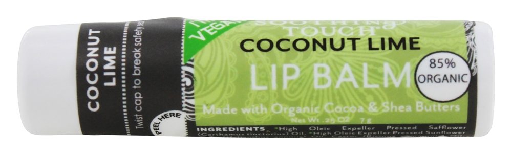 Soothing Touch - Vegan Lip Balm Coconut Lime - 0.25 oz.