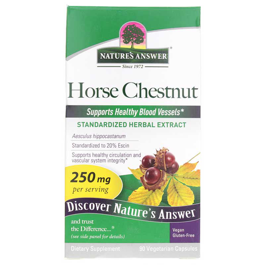 Natures Answer Horse Chestnut Standardized 90 Veg Capsules