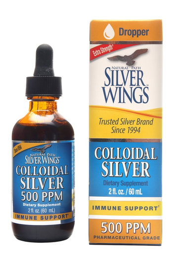 Natural Path Silver Wings - Colloidal Silver 500 Ppm - 2 fl. oz.