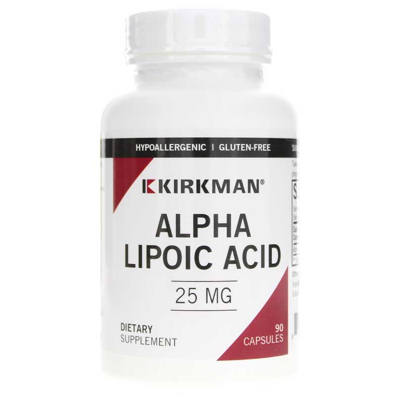 Kirkman Alpha Lipoic Acid 25 Mg 90 Capsules