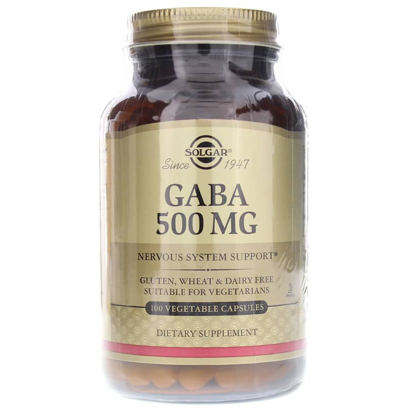 Solgar Gaba 500 Mg 100 Veg Capsules