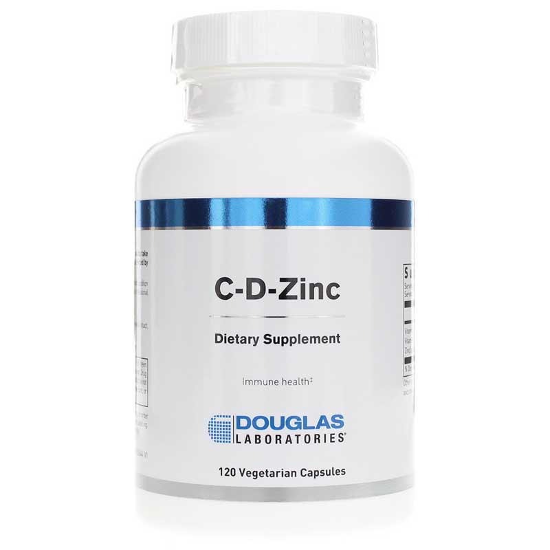 Douglas Laboratories C-D-Zinc 120 Veg Capsules