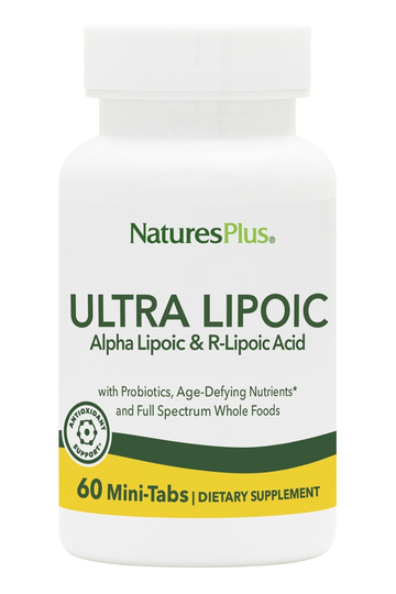 Natures Plus - Ultra Lipoic Alpha Lipoic & R-Lipoic Acid Mini-Tabs - 60 Mini-Tab(s)