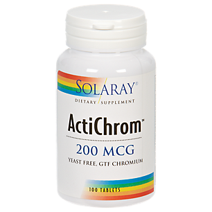 ActiChrom - GTF Glucose Tolerance Factor Chromium - 200 MCG (100 Tablets)
