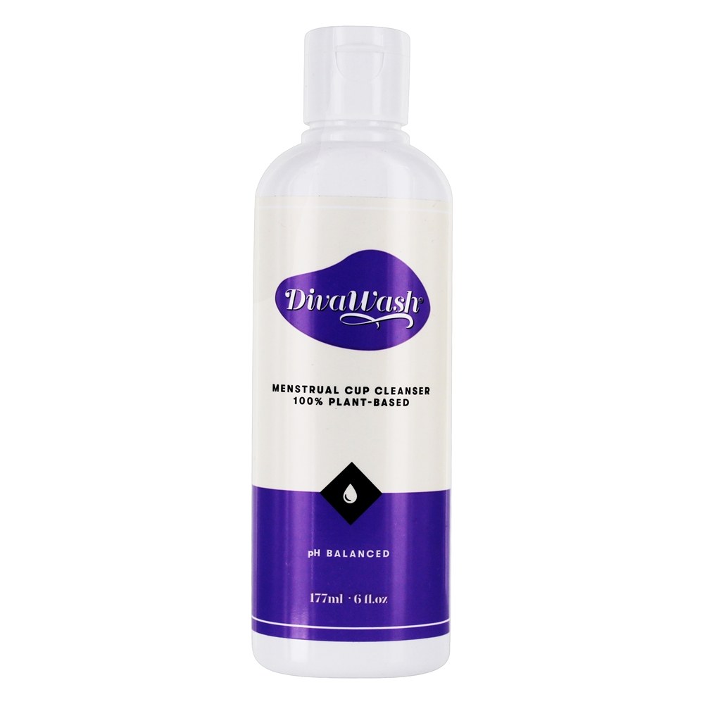 Diva International - DivaWash 100 Plant-Based Menstrual Cup Cleanser - 6 fl. oz.