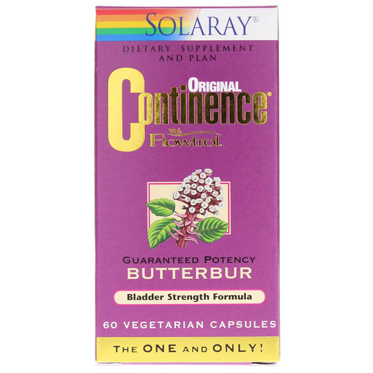 Solaray Continence with Flowtrol, Original Formula 60 Veg Capsules