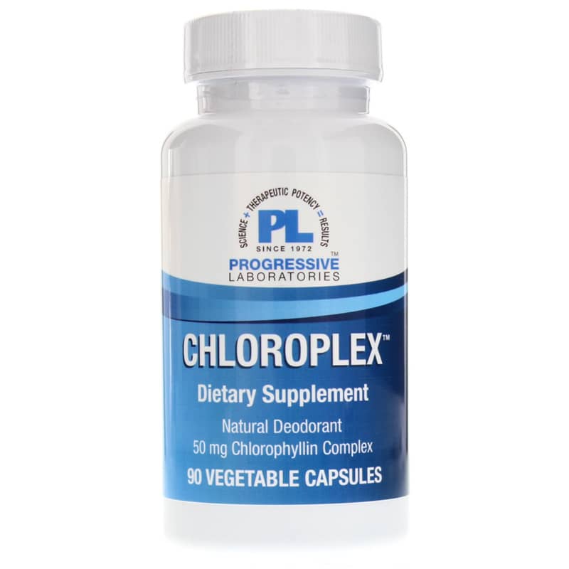 Progressive Labs Chloroplex Natural Deodorant Complex 90 Veg Capsules