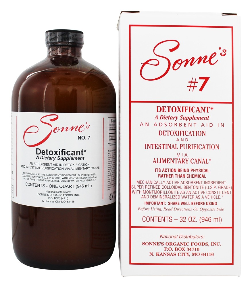 Sonne's - Detoxificant Liquid Hydrated Bentonite Clay 7 - 32 oz.