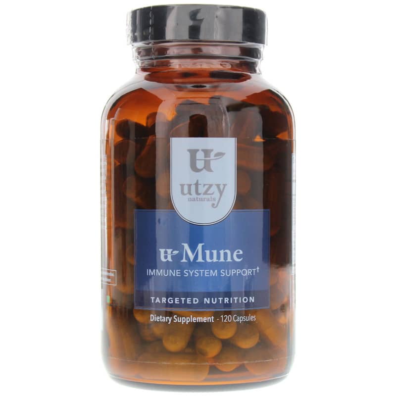 Utzy Naturals u-Mune Immune System Support 120 Capsules