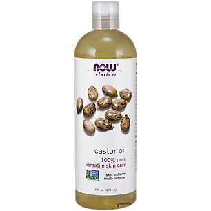 100% Pure Castor Oil - Versatile Skin Care - Multi-Purpose Skin Softener (16 Fluid Ounces)