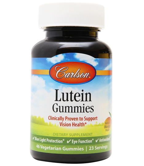 Carlson Labs - Lutein Gummies Natural Mango Flavor - 46 Vegetarian Gummies