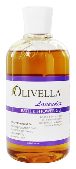 Olivella - Virgin Olive Oil Bath & Shower Gel Lavender - 16.9 fl. oz.