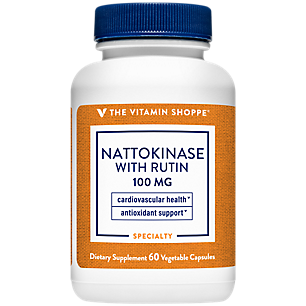 Nattokinase with Rutin - Antioxidant Support for Cardiovascular Health - 100 MG (60 Vegetarian Capsules)