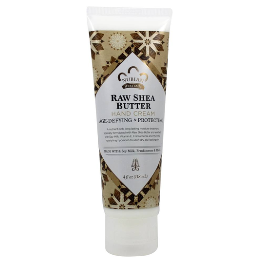 Nubian Heritage - Age Defying & Protecting Hand Cream Raw Shea Butter - 4 fl. oz.