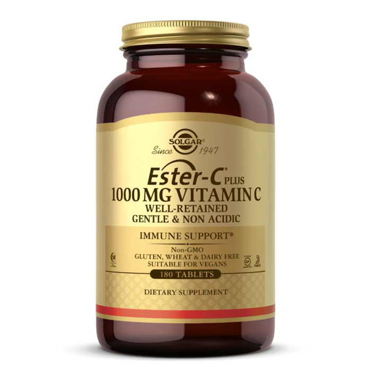 Solgar Ester-C Plus 1000 Mg Vitamin C 180 Tablets