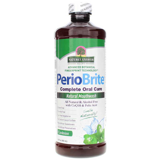 Natures Answer PerioBrite Natural Mouthwash Alcohol-Free 16 Oz