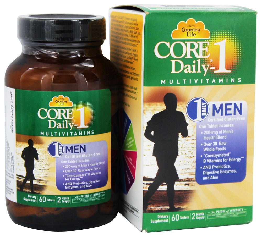 Country Life - Core Daily 1 For Men - 60 Tablet(s)