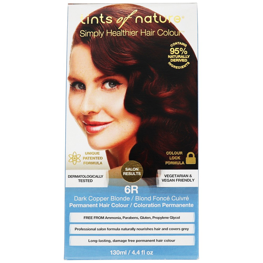 Tints Of Nature - Conditioning Permanent Hair Color 6R Dark Copper Blonde - 4.4 fl. oz.