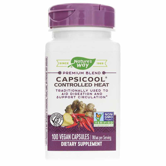 Natures Way CapsiCool Controlled Heat Premium Blend 100 Vegan Capsules