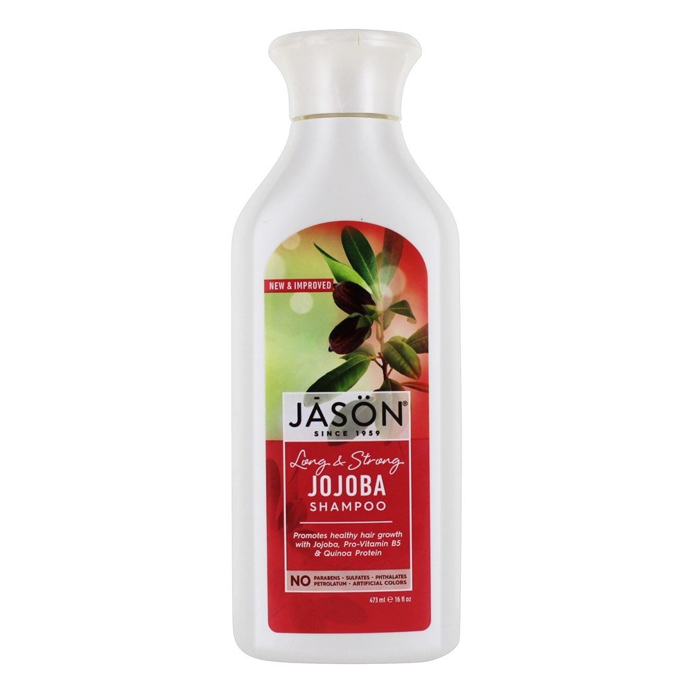 JASON Natural Products - Natural Long & Strong Shampoo Jojoba - 16 fl. oz.