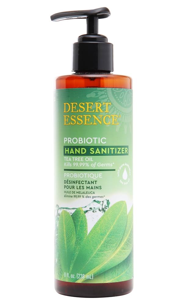 Desert Essence - Probiotic Hand Sanitizer Tea Tree Oil - 8 fl. oz.