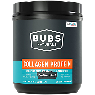 Collagen Protein Powder - Supports Hair, Skin, Nails & Joints - Unflavored (28 Servings)