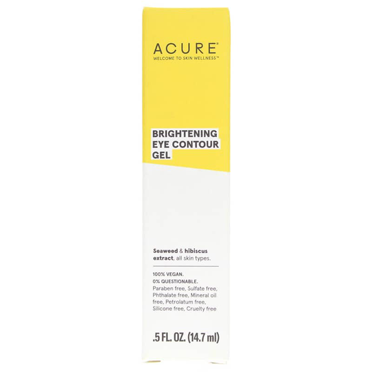 Acure Brilliantly Brightening Eye Contour Gel .5 Oz