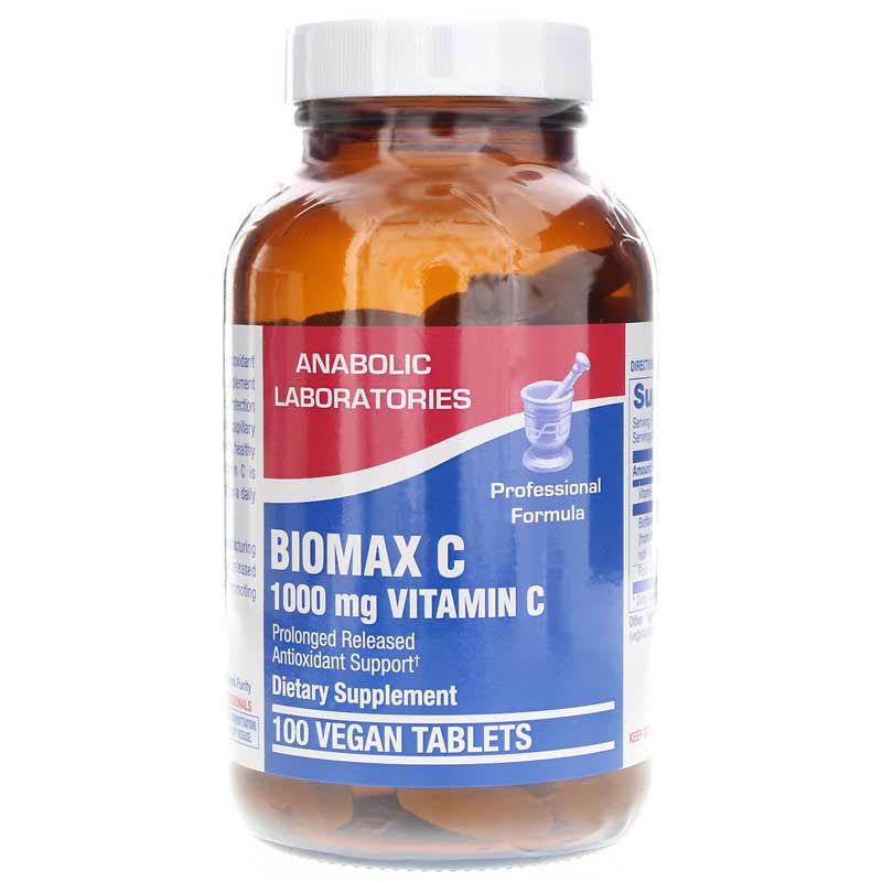 Anabolic Laboratories Biomax C 1000 Mg 100 Vegan Tablets