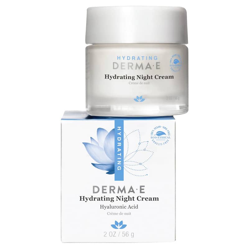 Derma E Hydrating Night Cream Hyaluronic Acid 2 Oz