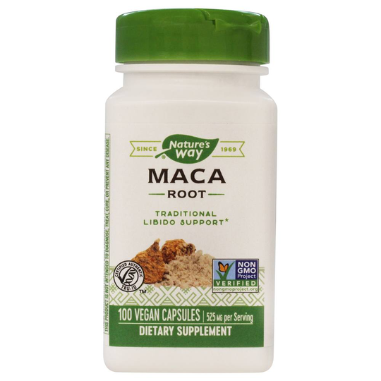 Nature's Way - Maca Root 525 mg. - 100 Vegan Capsules