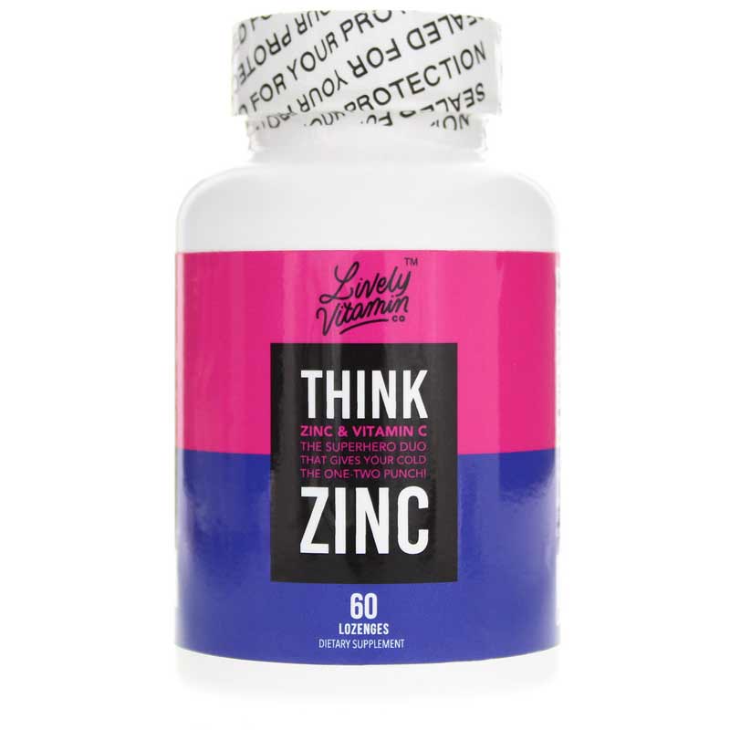 Lively Vitamin Co Think Zinc 60 Lozenges