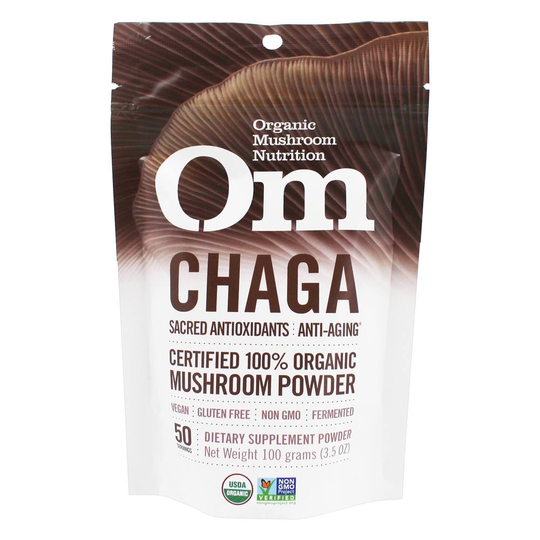 Om - Chaga Organic Mushroom Powder - 3.57 oz.