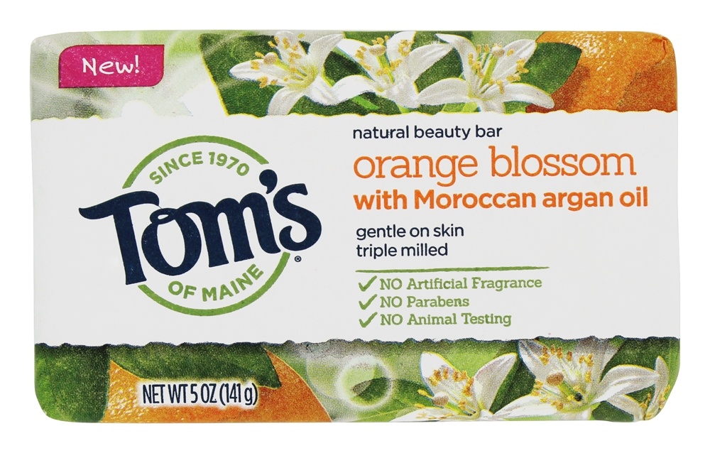 Tom's of Maine - Natural Beauty Bar Soap Orange Blossom - 5 oz.