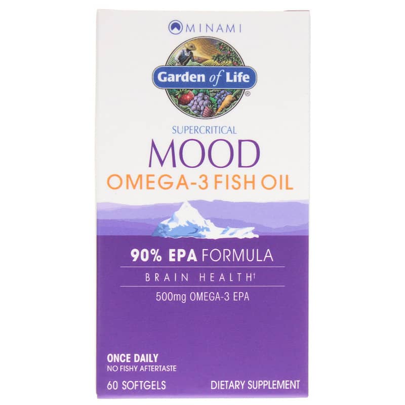 Garden of Life Minami Mood Omega-3 Fish Oil 60 Softgels