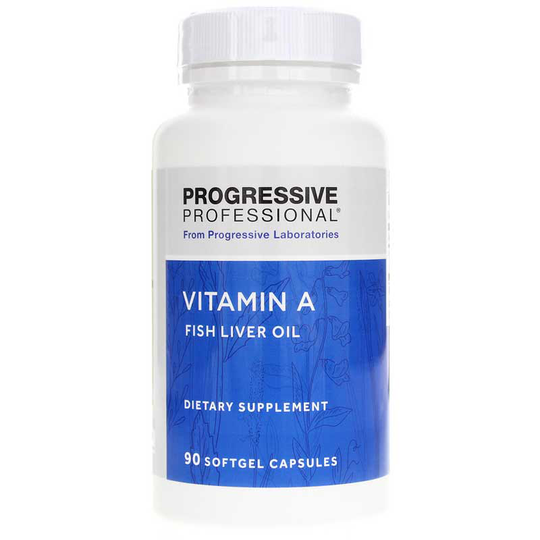 Progressive Labs Vitamin A Fish Liver Oil 90 Softgels