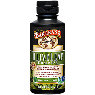 Olive Leaf Complex - Fresh Pressed, Full Spectrum, Super Orac Antioxidant (8 Fluid Ounces)