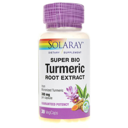Solaray Super Bio Turmeric 30 Veg Capsules