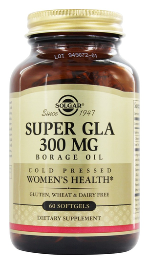 Solgar - Super GLA Borage Oil Cold Pressed Women's Health 300 mg. - 60 Softgels