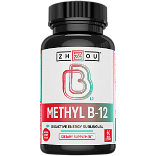Methyl B-12 - Vitamin B12 - Bioactive Energy Sublingual - Cherry (60 Lozenges)