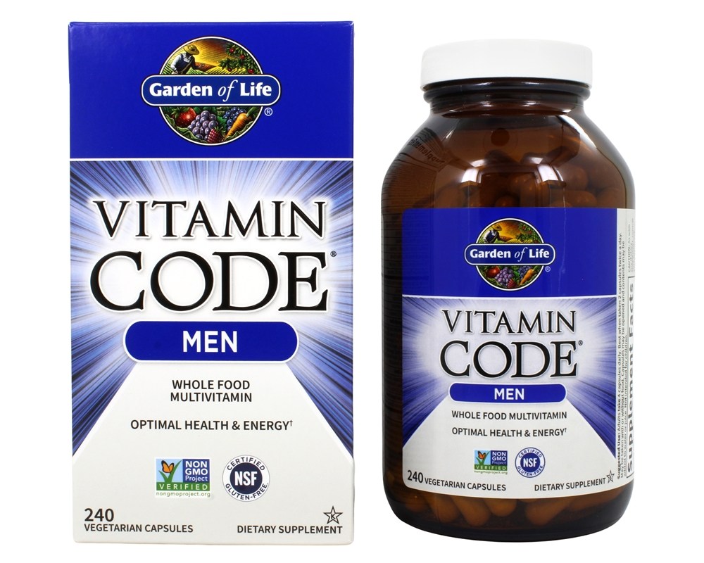 Garden of Life - Vitamin Code RAW Men's Multi Formula - 240 Vegetarian Capsules