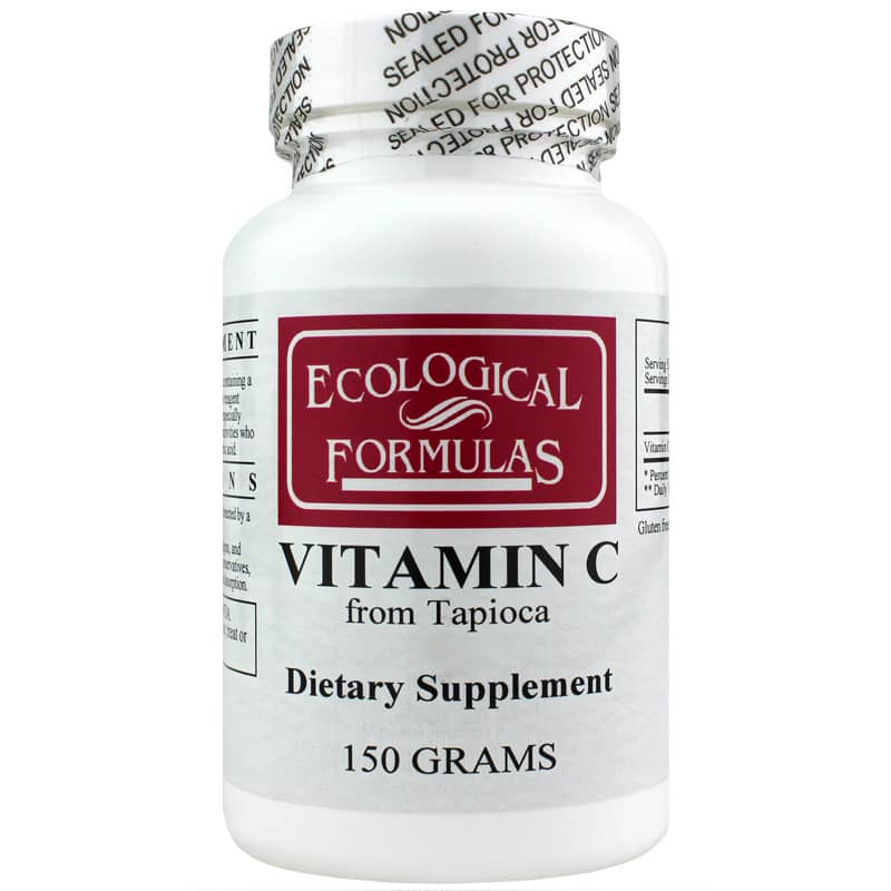 Ecological Formulas Vitamin C Powder from Tapioca 150 Grams