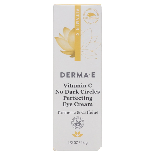 DERMA-E - Vitamin C No Dark Circles Perfecting Eye Cream - 0.5 oz.
