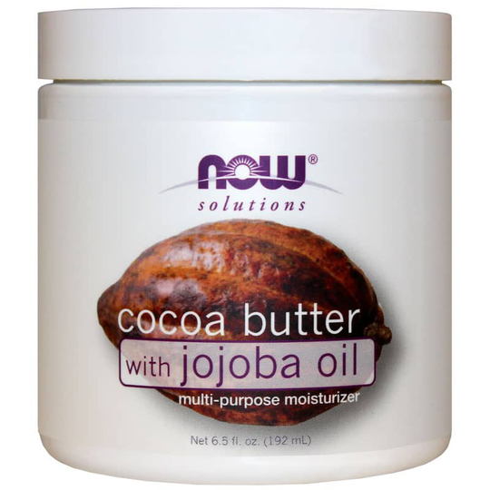 NOW Foods Cocoa Butter with Jojoba Oil 6.5 Oz