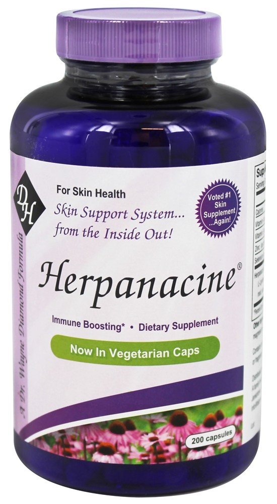 Diamond Herpanacine - Herpanacine Skin Support - 200 Vegetarian Capsules