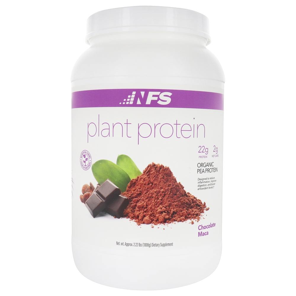NF Sports - Organic Pea Plant Protein Powder Chocolate Maca - 2.22 lbs.