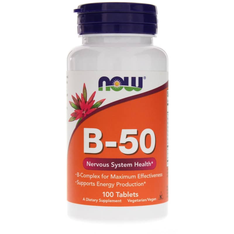 NOW Foods B-50 Tablets 100 Tablets