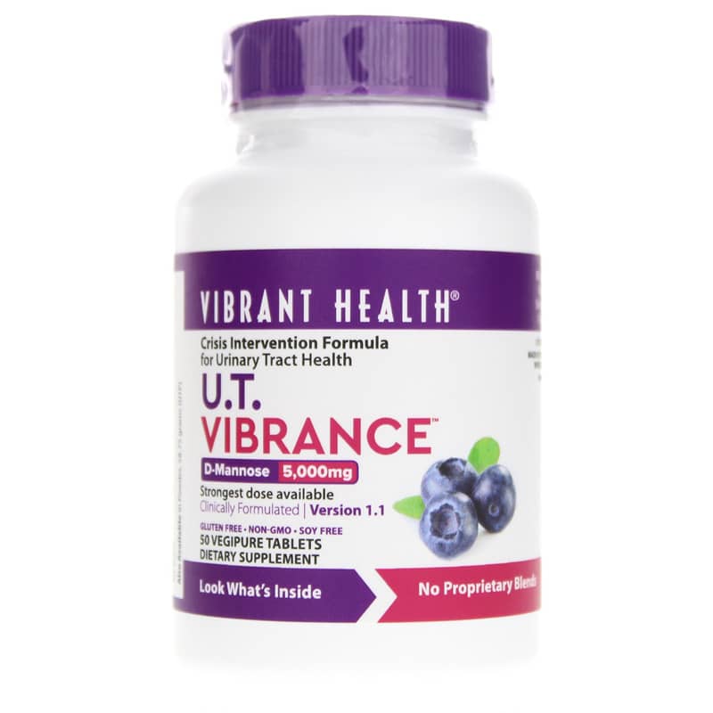 Vibrant Health UT Vibrance Tablets for Urinary Tract Health 50 Tablets