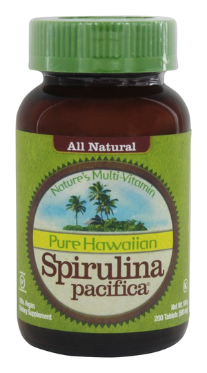 Nutrex Hawaii - Pure Hawaiian Spirulina Pacifica 500 mg. - 200 Tablets (formerly Spirulina Tabs)