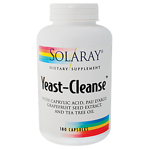 Yeast-Cleanse with Caprylic Acid, Pau D'Arco, Grapefruit Seed Extract & Tea Tree Oil (180 Capsules)