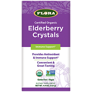Organic Elderberry Crystals Powder - Antioxidant & Immune Support (25 Servings)
